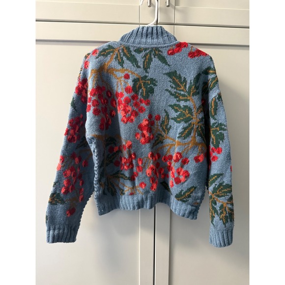 Cecilia Prado by Anthropologie Blossom Mock Neck Sweater Womens Medium Brazil - Picture 10 of 12